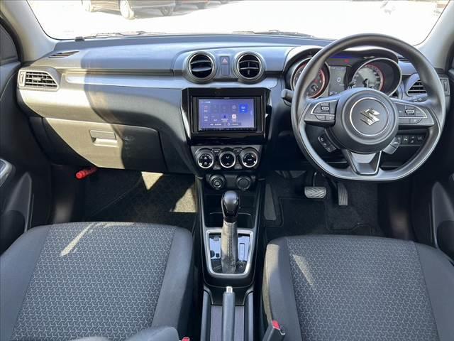 スイフト ハイブリッドＭＧ　後期　車検整備付　禁煙　ナビ　Ｂｌｕｅｔｏｏｔｈ　セーフティサポート　ドライブレコーダー　車線逸脱　横滑り防止　ブラインドスポットモニター　ハイビームアシスト　電格ミラー　スマートキー　Ｐスタート（2枚目）