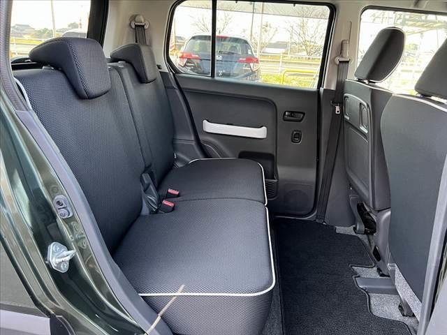 ハスラー G 車検整備付 禁煙 レーダーブレーキサポート シートヒーター アイドリングストップ 電格ミラー 横滑り防止 CDデッキ アームレスト ヘッドライトレベライザー プライバシーガラス バイザー ABS(18枚目)