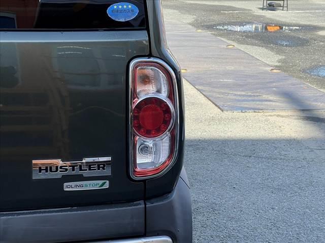 ハスラー G 車検整備付 禁煙 レーダーブレーキサポート シートヒーター アイドリングストップ 電格ミラー 横滑り防止 CDデッキ アームレスト ヘッドライトレベライザー プライバシーガラス バイザー ABS(39枚目)