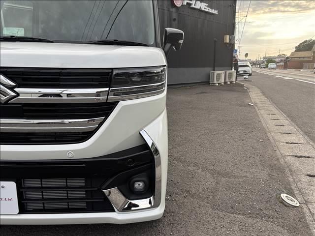 スペーシアカスタム ハイブリッドＸＳターボ　届出済未使用車　スズキセーフティサポート　プッシュスタート　ハーフレザーシート　シートヒーター　両側パワスラ　ＬＥＤヘッド／フォグ／シーケンシャルターンランプ　純正１５インチＡＷ　電格ウインカーミラー（11枚目）