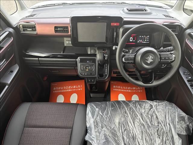 スペーシアカスタム ハイブリッドＸＳターボ　届出済未使用車　スズキセーフティサポート　プッシュスタート　ハーフレザーシート　シートヒーター　両側パワスラ　ＬＥＤヘッド／フォグ／シーケンシャルターンランプ　純正１５インチＡＷ　電格ウインカーミラー（18枚目）