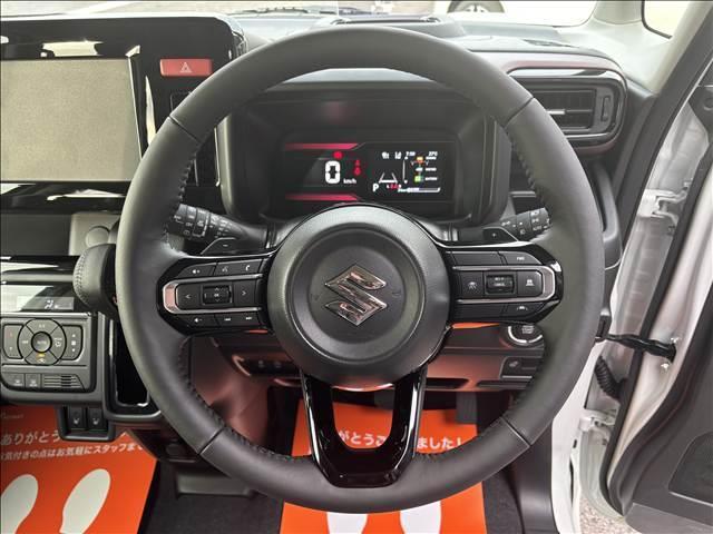 スペーシアカスタム ハイブリッドＸＳターボ　届出済未使用車　スズキセーフティサポート　プッシュスタート　ハーフレザーシート　シートヒーター　両側パワスラ　ＬＥＤヘッド／フォグ／シーケンシャルターンランプ　純正１５インチＡＷ　電格ウインカーミラー（23枚目）