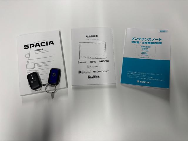 スペーシアカスタム ハイブリッドXSターボ 届出済未使用車 メーカー9インチメモリーナビ 全方位モニター スズキセーフティサポート ハーフレザーシート シートヒーター 両側パワスラ LEDヘッド/フォグ/シーケンシャルターンランプ(7枚目)