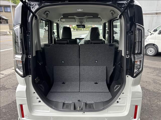 スペーシアカスタム ハイブリッドXSターボ 届出済未使用車 メーカー9インチメモリーナビ 全方位モニター スズキセーフティサポート ハーフレザーシート シートヒーター 両側パワスラ LEDヘッド/フォグ/シーケンシャルターンランプ(50枚目)