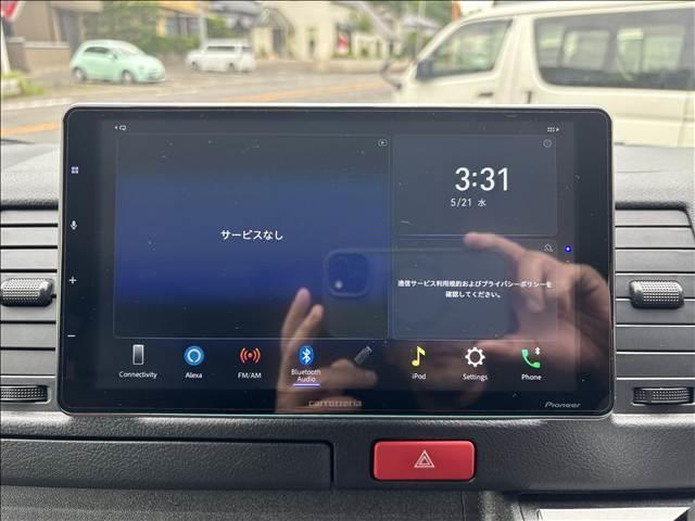 ハイエースバン ロングDX GLパッケージ カロッツェリア9インチDA パノラミックビューモニター リヤクーラー シートカバー 両側スライドドア LEDヘッドランプ キーレス 純正ドラレコ 電動格納ミラー ETC(34枚目)