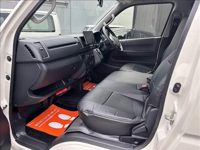 ハイエースバン ロングDX GLパッケージ カロッツェリア9インチDA パノラミックビューモニター リヤクーラー シートカバー 両側スライドドア LEDヘッドランプ キーレス 純正ドラレコ 電動格納ミラー ETC(40枚目)