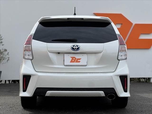 プリウスアルファ Ｓツーリングセレクション・Ｇ’ｓ　禁煙車　後期　９インチナビ　ＦＤモニター　フルセグ　バックカメラ　ＬＥＤヘッド　オートライト　スマートキー　ＥＴＣ　ステリモ　純１８インチＡＷ　ダウンサス　合皮コンビシート　シートリフター　７人乗（14枚目）