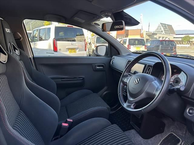 アルトワークス ベースグレード 車検整備付 後期 セーフティサポート ナビ 地デジTV RECAROシート HIDヘッド Aライト プッシュスタート パドルシフト 革巻きステ プライバシーガラス リアワイパー ウィンカーミラー Rスポイラー(16枚目)