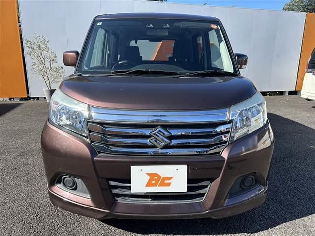 ソリオ ハイブリッドMX 禁煙車 車検整備付 パワスラ 社外ナビ フルセグ Bカメラ BT ETC レーダーブレーキ コーナーセンサー スマートキー Aストップ チルトステア アームレスト シートリフター サンシェード テーブル 純15AW(9枚目)