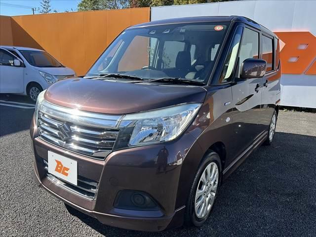 ソリオ ハイブリッドMX 禁煙車 車検整備付 パワスラ 社外ナビ フルセグ Bカメラ BT ETC レーダーブレーキ コーナーセンサー スマートキー Aストップ チルトステア アームレスト シートリフター サンシェード テーブル 純15AW(10枚目)