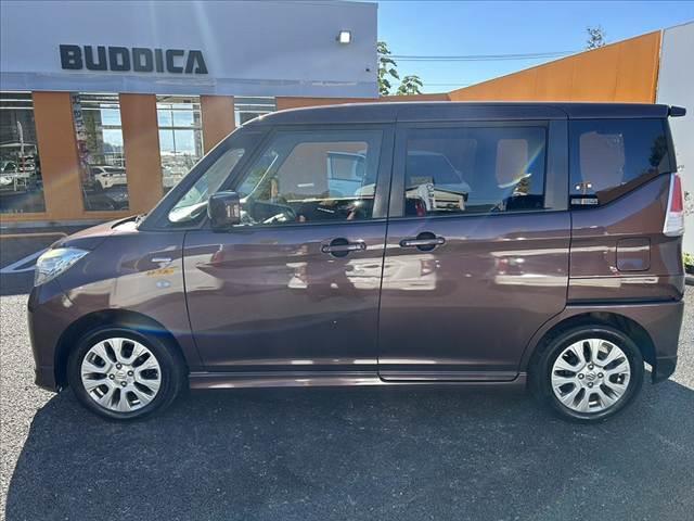 ソリオ ハイブリッドMX 禁煙車 車検整備付 パワスラ 社外ナビ フルセグ Bカメラ BT ETC レーダーブレーキ コーナーセンサー スマートキー Aストップ チルトステア アームレスト シートリフター サンシェード テーブル 純15AW(11枚目)