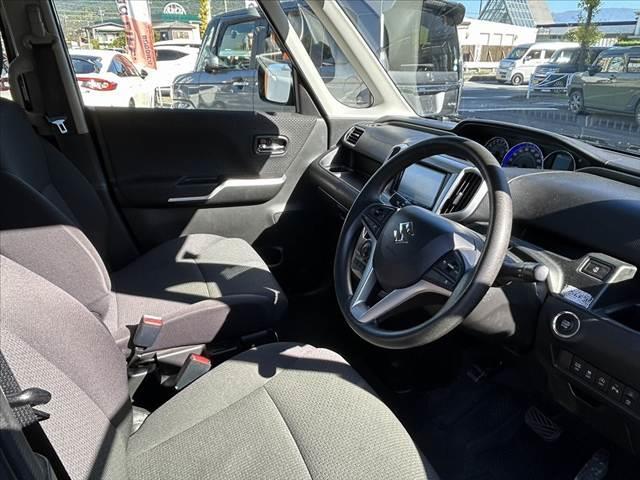 ソリオ ハイブリッドMX 禁煙車 車検整備付 パワスラ 社外ナビ フルセグ Bカメラ BT ETC レーダーブレーキ コーナーセンサー スマートキー Aストップ チルトステア アームレスト シートリフター サンシェード テーブル 純15AW(16枚目)