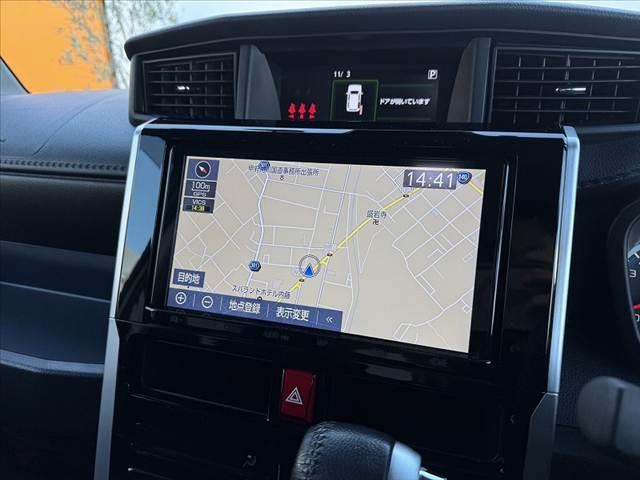 ルーミー カスタムG-T 禁煙車 後期 パノラミックビューM 9型ナビ コンフォートPKG フルセグ スマアシ 両電スラ LEDヘッド Aライト プッシュスタート クルコン シートヒーター 純15インチAW ETC ドラレコ(4枚目)