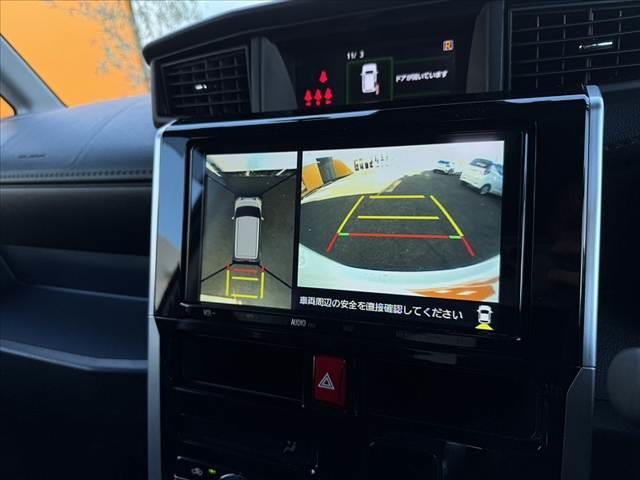 ルーミー カスタムG-T 禁煙車 後期 パノラミックビューM 9型ナビ コンフォートPKG フルセグ スマアシ 両電スラ LEDヘッド Aライト プッシュスタート クルコン シートヒーター 純15インチAW ETC ドラレコ(5枚目)