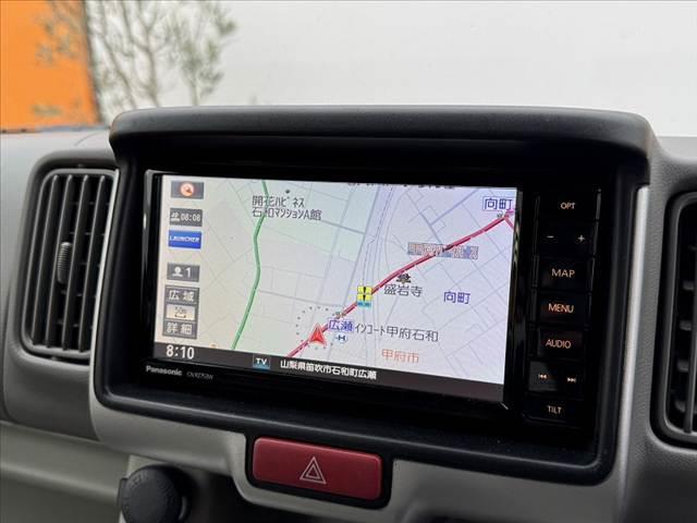 エブリイワゴン 　禁煙車　車検整備付　中期　セーフティサポート　パワスラ　Ｒパーキングセンサー　プッシュスタート　ナビ　Ｂカメラ　フルセグ　ＥＴＣ　ステリモ　ＢＴ　リアスポイラー　ＨＩＤヘッド　フォグ（4枚目）