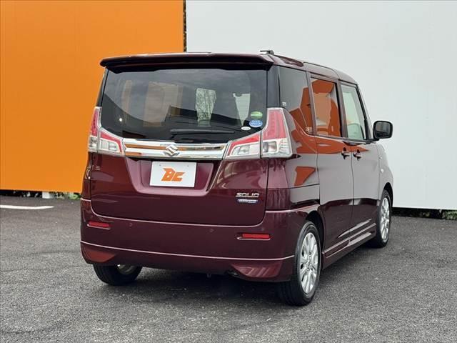 ソリオ ハイブリッドＭＸ　禁煙車　車検整備付　後期　セーフティサポート　電スラ　ナビ　Ｂカメラ　レーダークルーズコントロール　Ａストップ　ＥＴＣ　ドラレコ　シートヒーター　ステアリングスイッチ　ＳＲＳエアバッグ　アームレスト（13枚目）