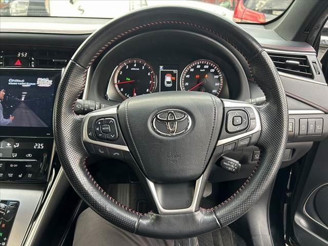 ハリアー プログレス　メタル　アンド　レザーパッケージ　禁煙車　後期　４ＷＤ　ＪＢＬ　メーカーナビ　セーフティセンスＰ　パノラミックビューモニター　フルセグ　ナッパ革シート　ＬＥＤヘッド　オートライト　パワーバックドア　快適温熱シート（7枚目）