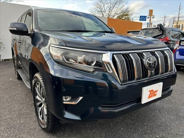 ランドクルーザープラド TX Lパッケージ 禁煙車 後期 ムーンルーフ ルーフレール OPアルミ 9インチナビ フルセグ Bカメラ HDMI パワーシート シートヒーター ベンチレーション LEDヘッド 電動格納シート クルコン ETC(8枚目)