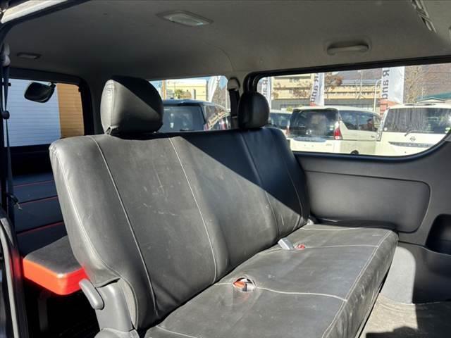 レジアスエースバン ロングスーパーＧＬ　禁煙車　車検整備付　後期　ベットキッド　純正ナビ　地デジＴＶ　リアヒーター　ステリモ　ドラレコ　ＥＴＣ　両側スライド　電格ミラー（19枚目）