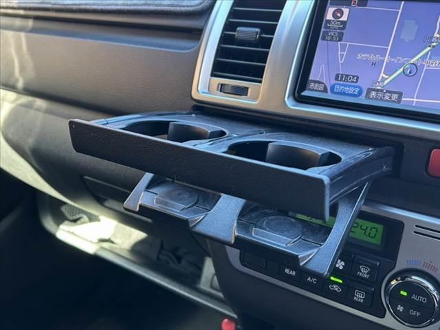 レジアスエースバン ロングスーパーＧＬ　禁煙車　車検整備付　後期　ベットキッド　純正ナビ　地デジＴＶ　リアヒーター　ステリモ　ドラレコ　ＥＴＣ　両側スライド　電格ミラー（25枚目）