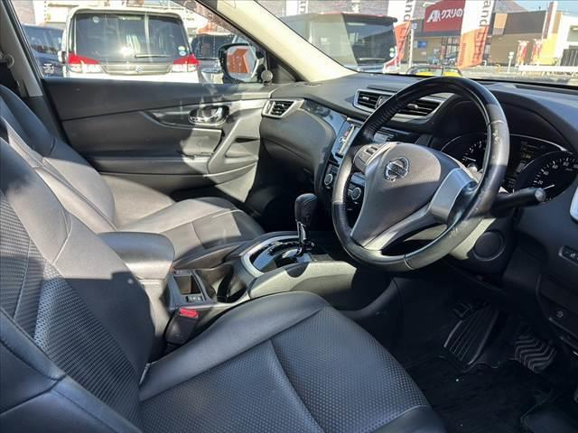 エクストレイル 20X エマージェンシーブレーキパッケージ 禁煙車 LEDヘッド エマブレ 純正ナビ フルセグ バックカメラ インテリキー オートライト フォグ シートヒーター 純正17インチAW 革巻きステ ステリモ ETC ドラレコ WSRSエアバック(16枚目)