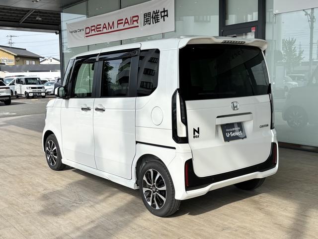 Ｎ－ＢＯＸカスタム コーディネートスタイル　ＨｏｎｄａＳＥＮＳＩＮＧ・ディスプレイオーディオ・ドラレコＨｏｎｄａＣＯＮＮＥＣＴ・ＥＴＣ・ＬＥＤヘッドライト両側パワースライドドア・シートヒーター（4枚目）