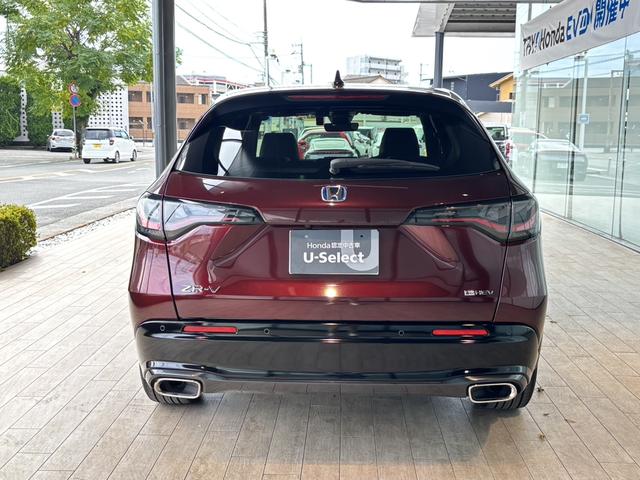 ＺＲ－Ｖ ｅ：ＨＥＶＺ特別仕様車ブラックスタイル　ＨｏｎｄａＳＥＮＳＩＮＧ・フルセグＮＡＶＩ・ＥＴＣ２．０ＨｏｎｄａＣＯＮＮＥＣＴ・ＬＥＤヘッドライト・シートヒーター前後ドラレコ・アラウンドビューモニター・パワーシート（6枚目）