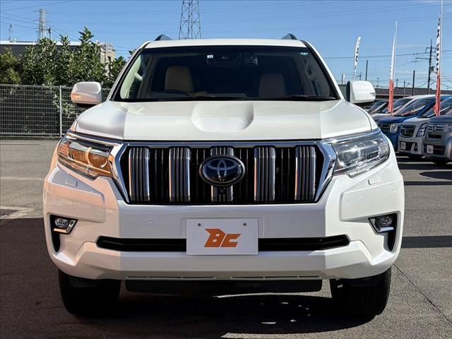 ランドクルーザープラド TX Lパッケージ 後期 車検整備付 禁煙車 SR Mナビ BSM 4WD ルーフレール 4WD 純正19インチAW セーフティセンス パーキングサポートブレーキ シートヒーター シートベンチレーション クルコン ステリ(9枚目)