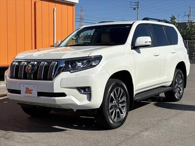 ランドクルーザープラド TX Lパッケージ 後期 車検整備付 禁煙車 SR Mナビ BSM 4WD ルーフレール 4WD 純正19インチAW セーフティセンス パーキングサポートブレーキ シートヒーター シートベンチレーション クルコン ステリ(10枚目)