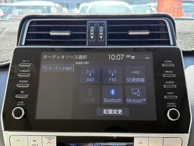 ランドクルーザープラド TX Lパッケージ 後期 車検整備付 禁煙車 SR Mナビ BSM 4WD ルーフレール 4WD 純正19インチAW セーフティセンス パーキングサポートブレーキ シートヒーター シートベンチレーション クルコン ステリ(35枚目)