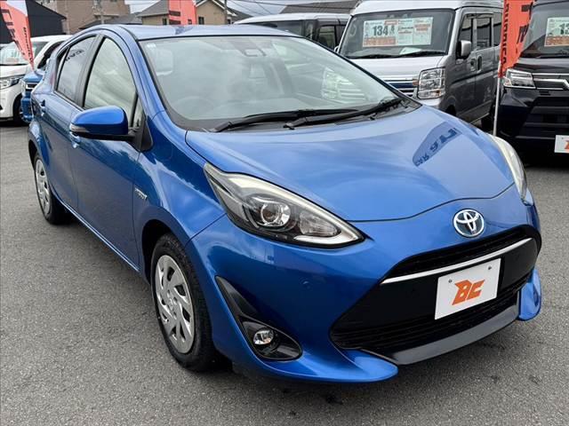 アクア Ｓ　後期　禁煙　車検整備付　９インチナビ　セーフティＳ　Ｂカメラ　ＢＴ　ＤＶＤ　ステリモ　Ａライト　ＬＥＤ　Ａハイビーム　Ｐスタ　ＡＡＣ　スマートキー　ドラレコ　ＬＤＷ　ＥＴＣ　ＥＳＣ　シートリフター（8枚目）