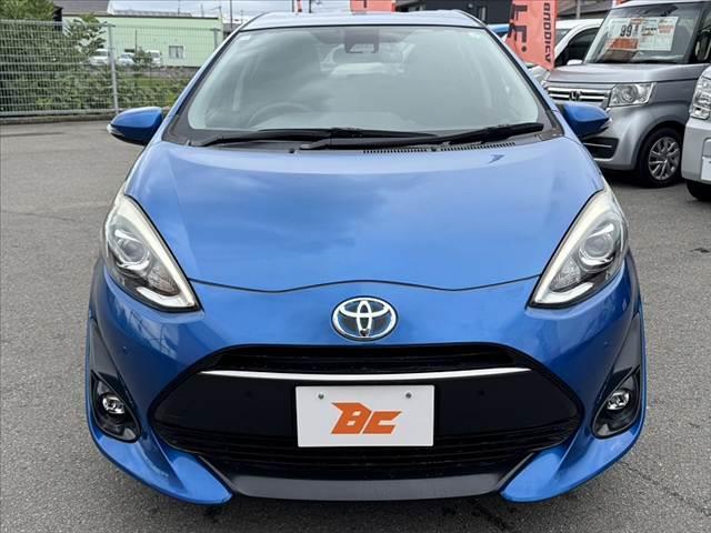 アクア Ｓ　後期　禁煙　車検整備付　９インチナビ　セーフティＳ　Ｂカメラ　ＢＴ　ＤＶＤ　ステリモ　Ａライト　ＬＥＤ　Ａハイビーム　Ｐスタ　ＡＡＣ　スマートキー　ドラレコ　ＬＤＷ　ＥＴＣ　ＥＳＣ　シートリフター（9枚目）