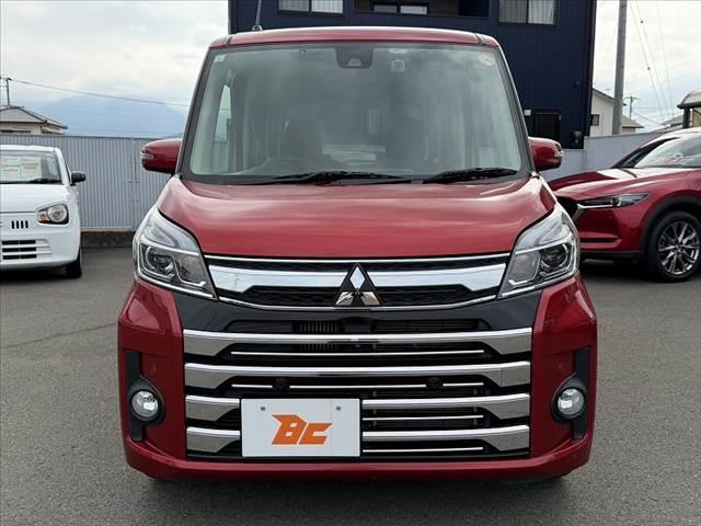 ｅＫスペースカスタム カスタムＴ　セーフティプラスエディション　後期　禁煙　全方位　セーフティＳ　ナビ　フルセグ　ＢＴ　ＤＶＤ　ステリモ　クルコン　ＬＥＤ　Ａライト　Ａハイビーム　Ｐスタート　スマートキーＸ２　両電　ドラレコ　ＥＴＣ　ＬＤＷ　ＥＳＣ　ＵＶカット（9枚目）