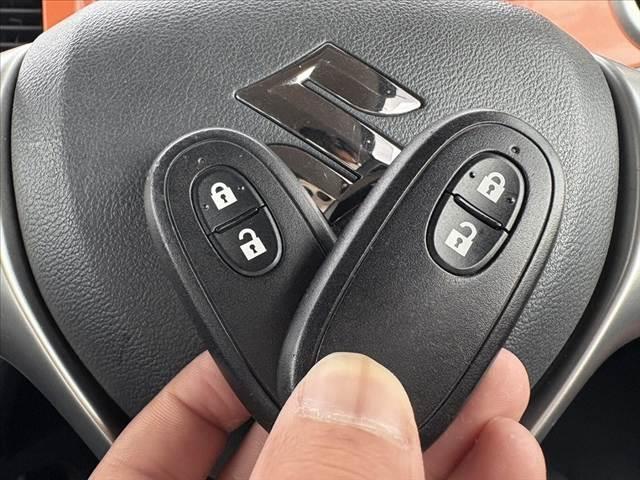 ハスラー Ｇ　ツートン　車検整備付　禁煙　エネチャージ　衝突軽減ブレーキ　プッシュスタート　スマートキーＸ２　電格ミラー　ＡＡＣ　シートヒーター　Ａストップ　シート下ＢＯＸ　ＣＤ　ＡＭ／ＦＭラジオ　アームレスト（5枚目）