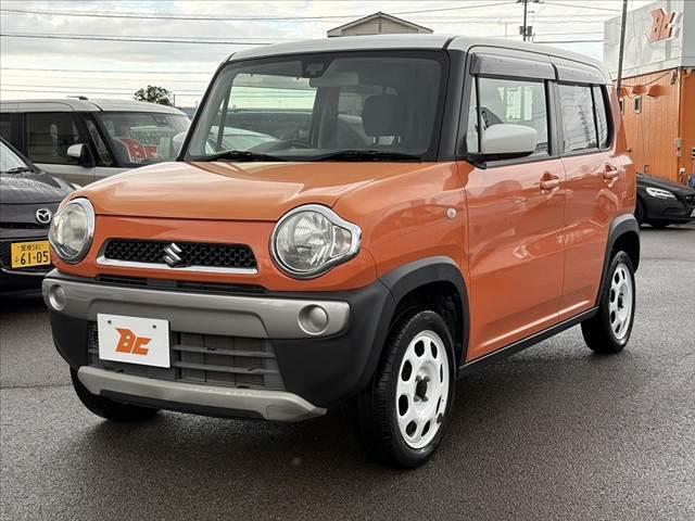 ハスラー Ｇ　ツートン　車検整備付　禁煙　エネチャージ　衝突軽減ブレーキ　プッシュスタート　スマートキーＸ２　電格ミラー　ＡＡＣ　シートヒーター　Ａストップ　シート下ＢＯＸ　ＣＤ　ＡＭ／ＦＭラジオ　アームレスト（10枚目）