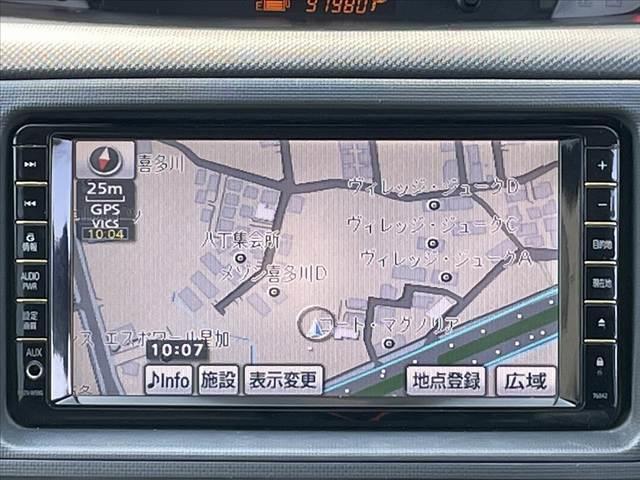 シエンタ 　後期　禁煙　車検整備付　純正ナビ　フルセグ　Ｂモニ　電動スライドドア　革巻きステアリング　ＨＩＤ　フォグ　ＡＡＣ　ＥＴＣ　シートリフター　アームレスト　シートバックポケット　Ｐガラス　電格　Ｒワイパー（3枚目）