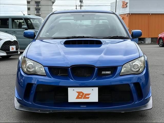 インプレッサ WRX STi 後期 車検整備付 RECAROシート ZEROSPOORTエアロ 社外18インチAW 社外マフラー 社外HDDナビ HID フォグ ターボ 4WD ローダウン 大型Rスポイラー 電格ミラー 革巻ステア(9枚目)