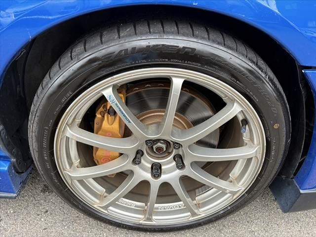 インプレッサ WRX STi 後期 車検整備付 RECAROシート ZEROSPOORTエアロ 社外18インチAW 社外マフラー 社外HDDナビ HID フォグ ターボ 4WD ローダウン 大型Rスポイラー 電格ミラー 革巻ステア(40枚目)