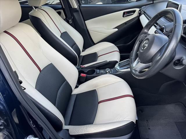 デミオ 13S Lパッケージ 車検整備付 禁煙車 純正ナビ HUD BT LED Aライト フォグ ステリモ ETC スマートキー×2 Pスタート ABS AAC 電格ミラー Aストップ 横滑り防止 衝突被害軽減ブレーキ Pガラス(16枚目)