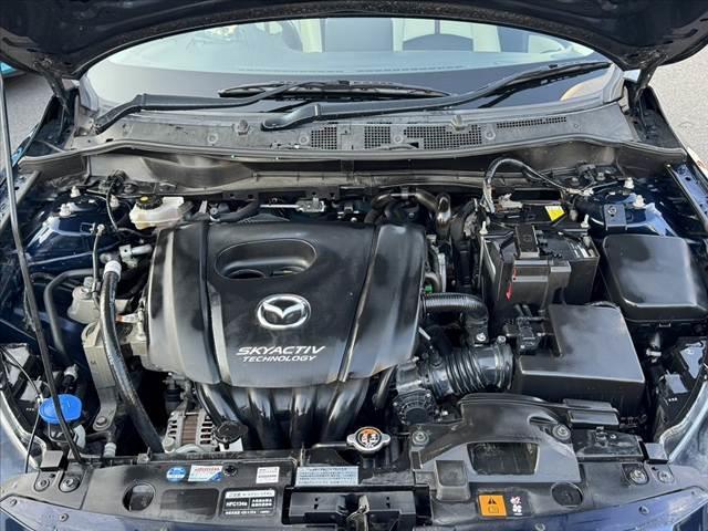 デミオ 13S Lパッケージ 車検整備付 禁煙車 純正ナビ HUD BT LED Aライト フォグ ステリモ ETC スマートキー×2 Pスタート ABS AAC 電格ミラー Aストップ 横滑り防止 衝突被害軽減ブレーキ Pガラス(48枚目)