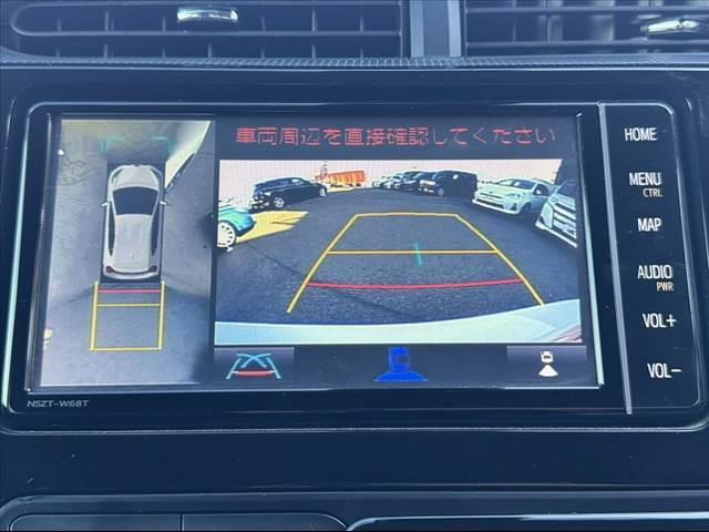 アクア Ｓスタイルブラック　後期　車検整備付　純正ナビ　全方位モニター　セーフティセンス　インテリジェントクリアランスソナー　ＬＥＤ　Ａライト　電動オート格納ドアミラー　Ｐスタート　アームレスト　Ｐガラス　Ｒワイパー　ドラレコ（3枚目）