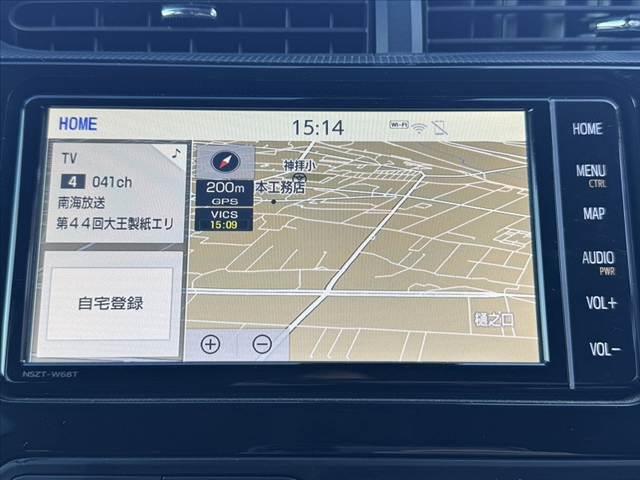 アクア Ｓスタイルブラック　後期　車検整備付　純正ナビ　全方位モニター　セーフティセンス　インテリジェントクリアランスソナー　ＬＥＤ　Ａライト　電動オート格納ドアミラー　Ｐスタート　アームレスト　Ｐガラス　Ｒワイパー　ドラレコ（4枚目）