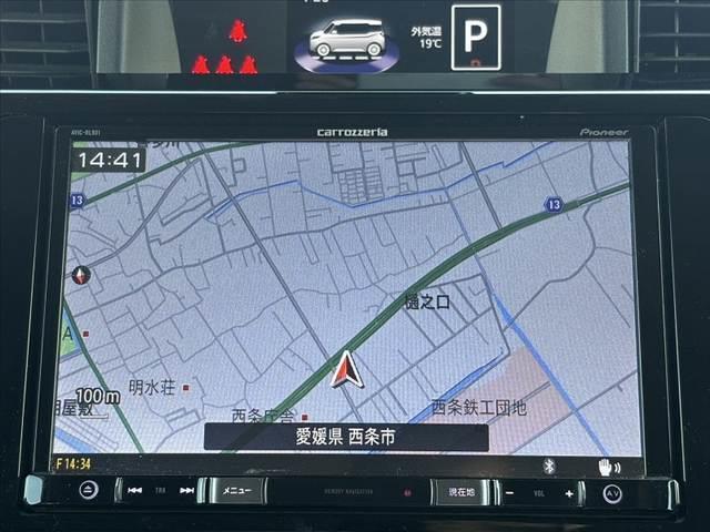 ルーミー カスタムＧ　Ｓ　禁煙車　ＳＡ２　８インチナビ　Ｂモニ　クルコン　両電　ＢＴ　ＤＶＤ再生　スマートキー　ＬＥＤ　フォグＬＥＤ　横滑り防止　ＡＡＣ　純正ＡＷ　電格ミラー　後席ロールサンシェード　シートアンダートレイ（3枚目）