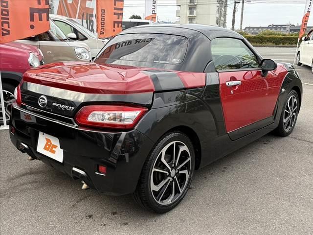 コペン 車検整備付 禁煙車 純正ナビ Bカメラ ステリモ BT フルセグ DVD再生 スマートキー Pスタート LED フォグ 純正AW 横滑り防止 シートヒーター AAC ABS 革巻きステア SRSエアB(13枚目)