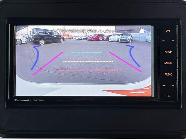 スペーシア ハイブリッドG ナビ フルセグ BT Bカメラ セーフティS DVD Pスタート Aライト 電格ミラー エコクール AAC リアヒーターダクト アームレスト ABS Wエアバッグ 横滑り防止機能 マットバイザー(4枚目)