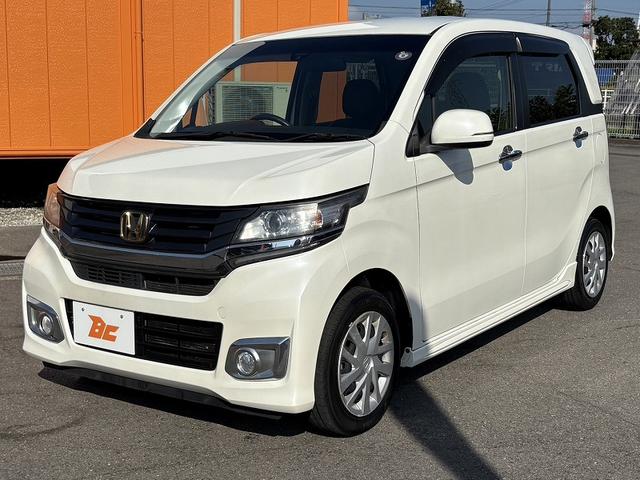 Ｎ－ＷＧＮカスタム Ｇ・Ａパッケージ　車検整備付　ナビ　Ｂモニター　ＣＴＢＡ　地デジ　ＤＶＤ　ＢＴ　ステリモ　Ｐスタ　スマートキーＸ２　ＨＩＤ　クルコン　ハーフレザーシート　革巻きステア　電格　チルトステア　ベンチシート　アームレスト（10枚目）