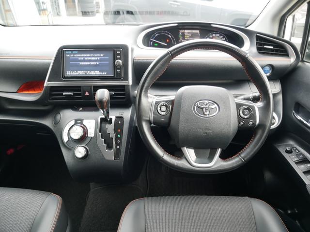 シエンタ ハイブリッドG 純正ナビ バックモニター ETC プッシュスタート 両側パワースライド LEDヘッドライト ドライブレコーダー オートハイビーム 車線逸脱警報 衝突被害軽減システムプリクラッシュセーフティ付き(10枚目)