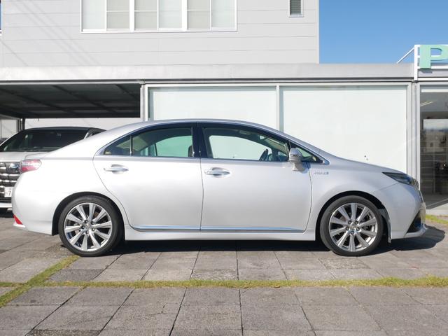 SAI G メーカーオプションナビ バックモニター ETC プッシュスタート HIDヘッドライト シートメモリー オートエアコン パワーシート スペアタイヤ スマートキー 三角表示板付き(4枚目)