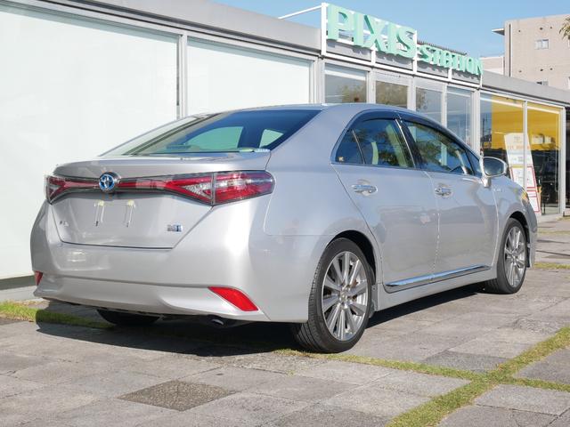 SAI G メーカーオプションナビ バックモニター ETC プッシュスタート HIDヘッドライト シートメモリー オートエアコン パワーシート スペアタイヤ スマートキー 三角表示板付き(5枚目)