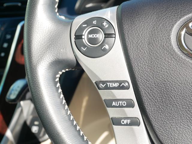 SAI G メーカーオプションナビ バックモニター ETC プッシュスタート HIDヘッドライト シートメモリー オートエアコン パワーシート スペアタイヤ スマートキー 三角表示板付き(28枚目)